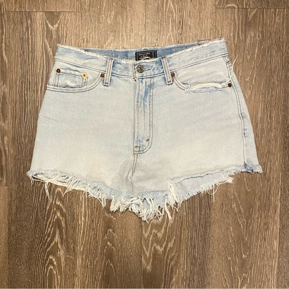 abercrombie & fitch high rise shorts